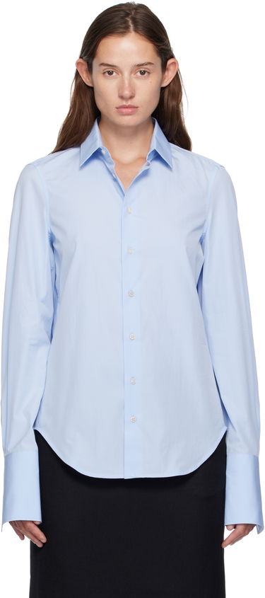 Риза WARDROBE.NYC WARDROBE.NYC Classic Shirt Синьо | W1135F25CO, 0