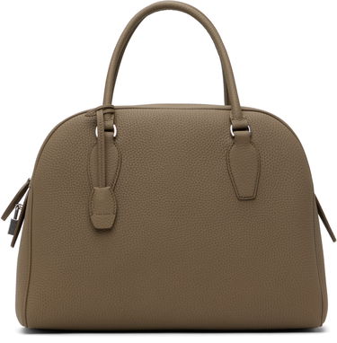 Дамска чанта The Row The Row India 12.00 Leather Satchel Bag Кафяво | W1595-L133, 0
