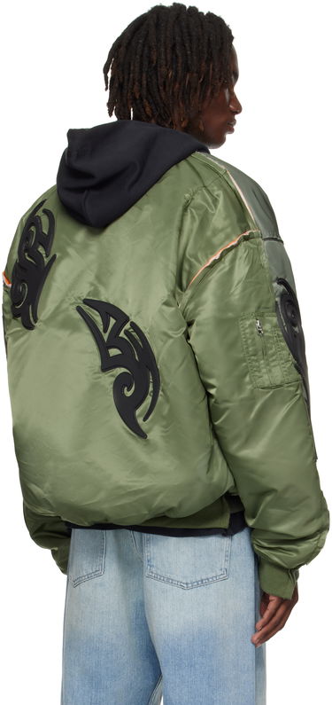 Яке бомбър VETEMENTS VETEMENTS x Alpha Industries Reworked Bomber Jacket Зелено | UH76BO890GG, 2