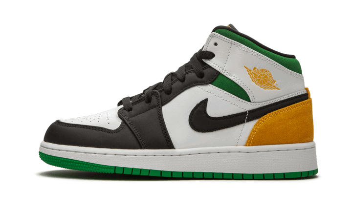 Кецове и обувки Jordan Air Jordan 1 Mid SE "White Laser Orange Lucky Green" Многоцветен | 852542-101, 0