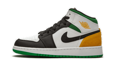 Кецове и обувки Jordan Air Jordan 1 Mid SE "White Laser Orange Lucky Green" Многоцветен | 852542-101, 0