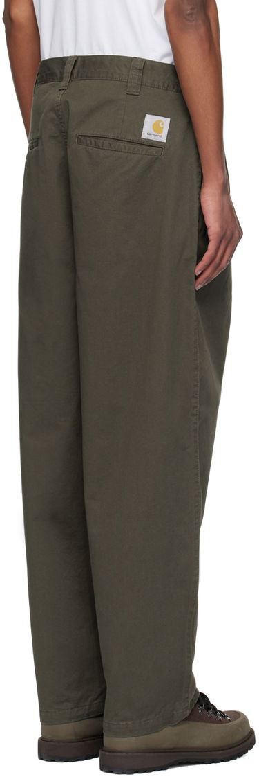 Панталони Carhartt WIP Merrick Relaxed Fit Cotton-Twill Trousers Зелено | I033759, 2