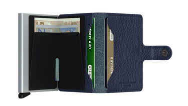Портфейл Secrid Miniwallet "Navy-Silver" Тъмно синьо | MVg-Navy-Silver, 2