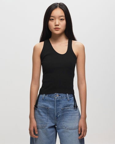 Потник Won Hundred Lucinda Black Ribbed Tank Top Черно | 1802-12054, 1