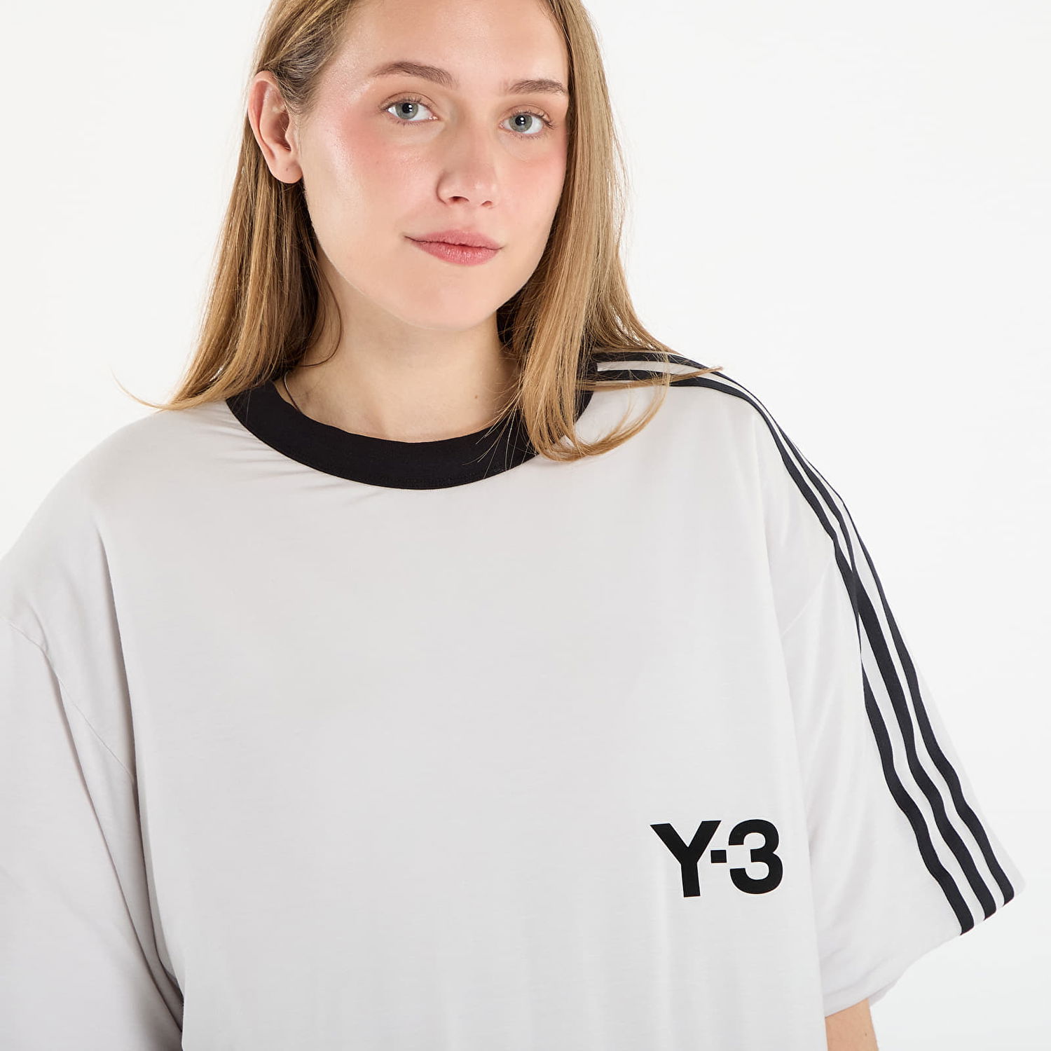 Тениска Y-3 Y-3 Padded Jersey T-Shirt Бяло | KD4759, 1