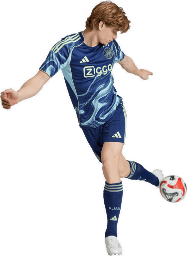 Фланелка adidas Performance Ajax Amsterdam 25/26 Away Jersey Синьо | JP1447, 4