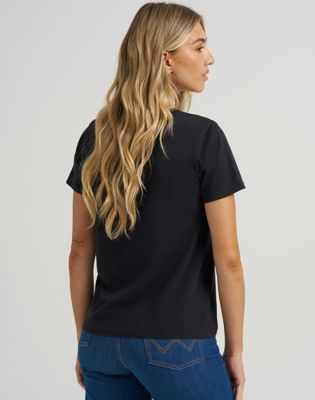 Тениска Wrangler Lainey Wilson Regular T-Shirt Черно | 112374958:XS, 2
