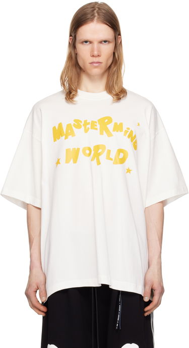 Тениска Mastermind WORLD Mastermind World Oversized Stay T-Shirt Бяло | MW25S14-TS052-022, 0