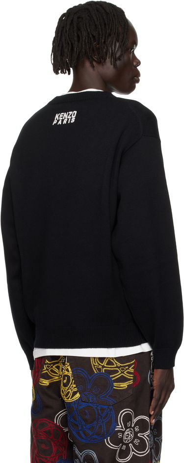 Пуловер KENZO Kenzo Paris 'KENZO Happy Tiger' Embroidered Sweater Черно | FF65PU7503LI, 2