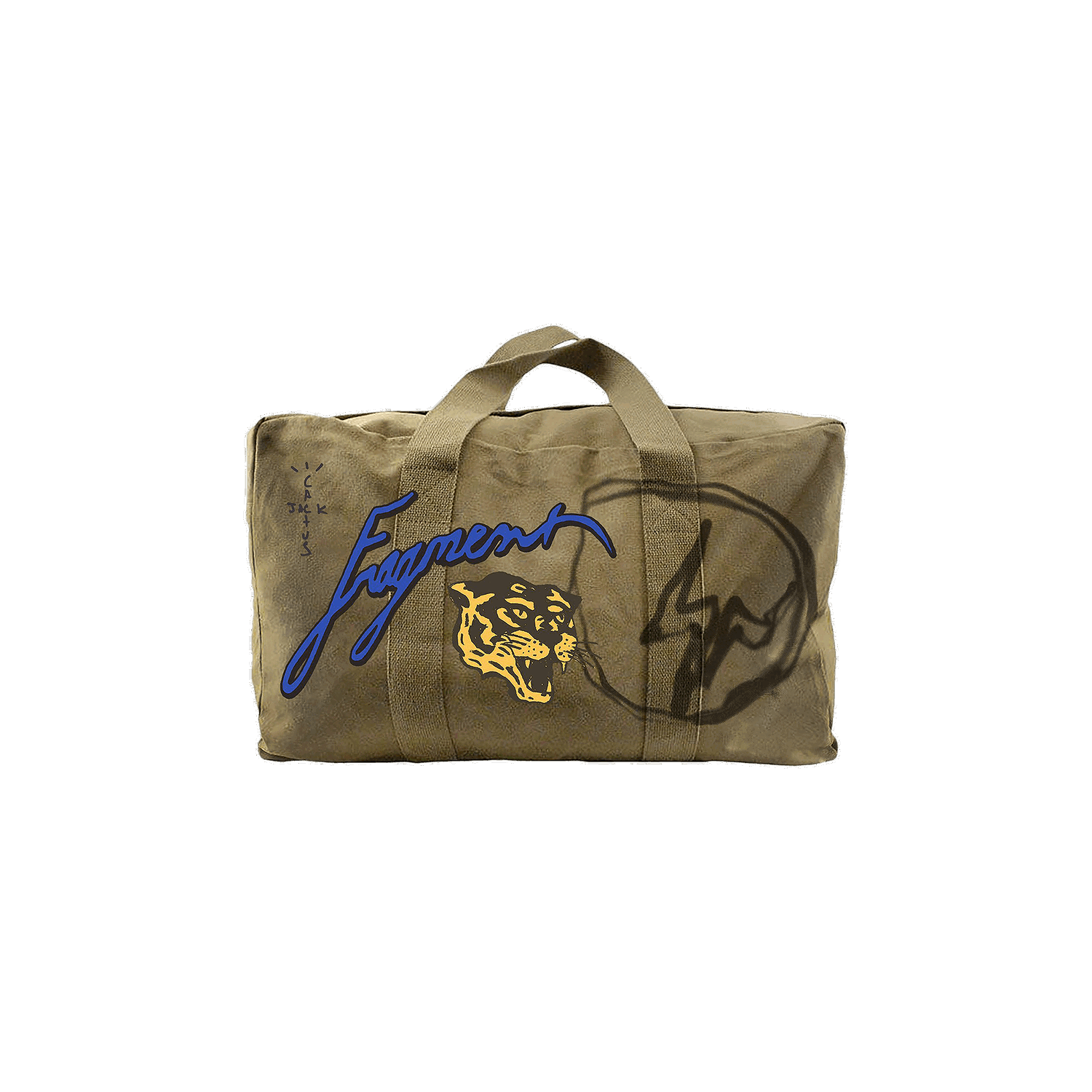 Чанта за пътуване Cactus Jack by Travis Scott Fragment x Icons Duffle Зелено | CJFR AB17 OLIV, 0