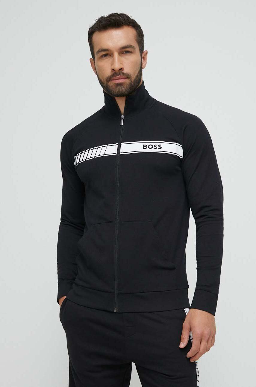 Суитчър BOSS Authentic Full Zip Jacket Черно | 50496746, 0
