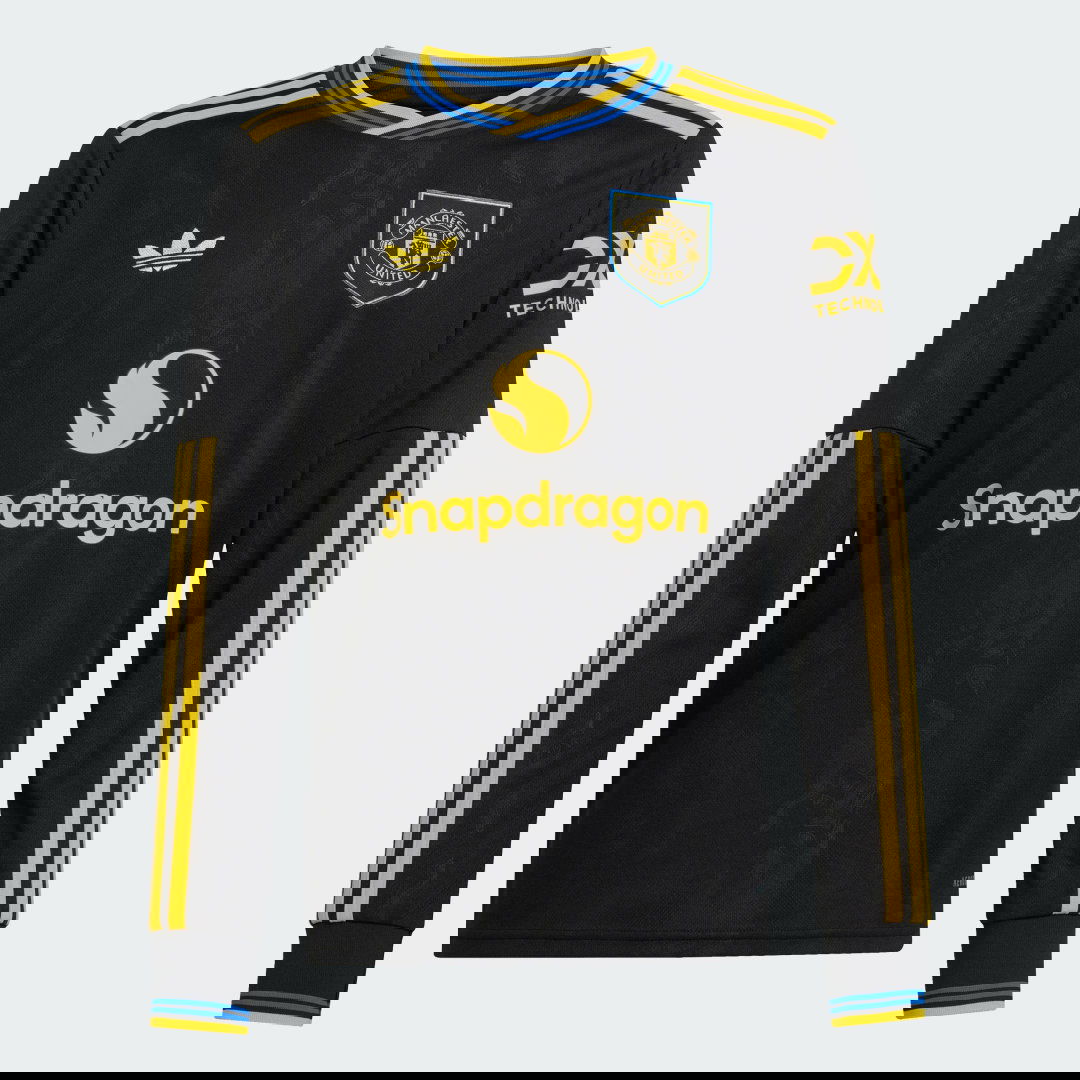 Фланелка adidas Performance Manchester United 25/26 Third Long-Sleeved Jersey Многоцветен | KD4230, 0