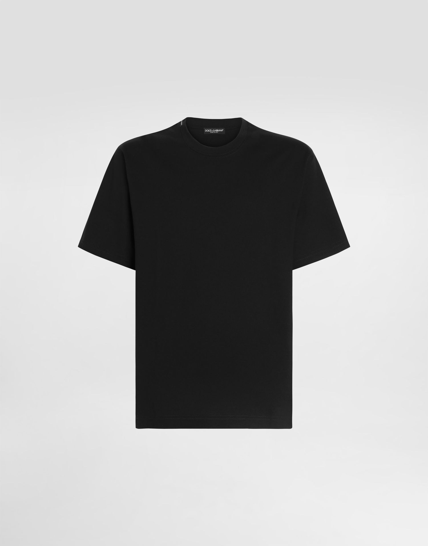 Тениска Dolce & Gabbana Cotton T-shirt Черно | G8PN9THU7SDN0000, 0