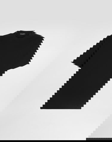 Тениска Dolce & Gabbana Cotton T-shirt Черно | G8PN9THU7SDN0000, 0