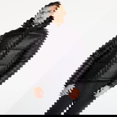 Пухо яке Urban Classics Hooded Shiny Puffer Jacket Черно | TB7585-00007, 0