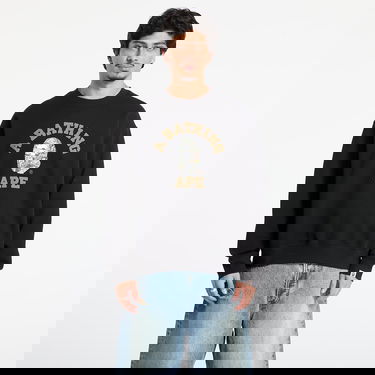 Суитчър BAPE Tree Edge Camo College Relaxed Fit Crewneck Sweatshirt Черно | 001SWL801301MBLK, 0