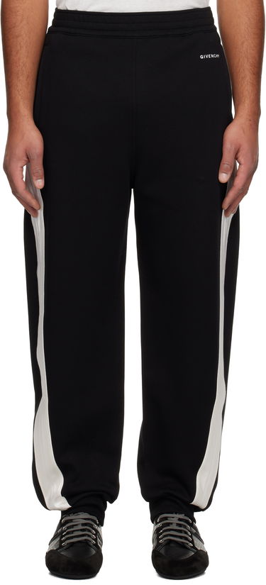 Спортни панталони Givenchy Open Seam Contrast Sweatpants Черно | BM51N1319T001, 0