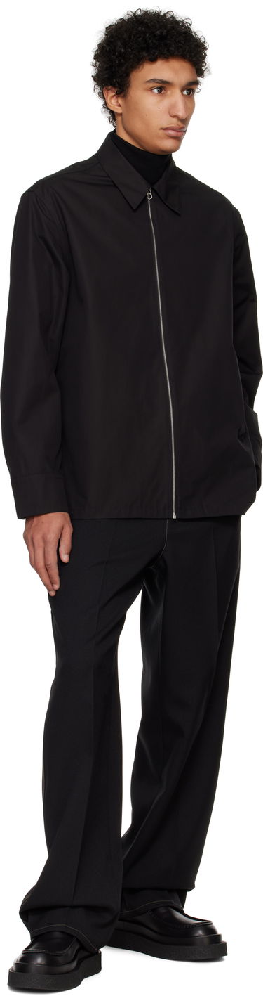 Риза Jil Sander Jil Sander Zip-Up Shirt Черно | J22DL0249_J45002, 3
