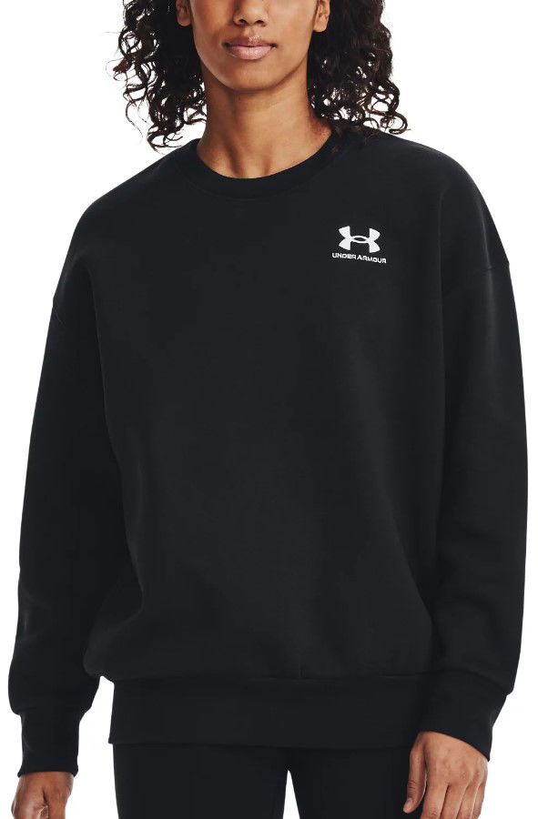 Суитчър Under Armour Essential Fleece Oversized Crewneck Черно | 1379475-001, 0