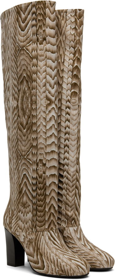 Облекло LEMAIRE Lemaire FreelingWaters Edition Round Toe High Boots Кафяво | FO0131 LF1333, 3