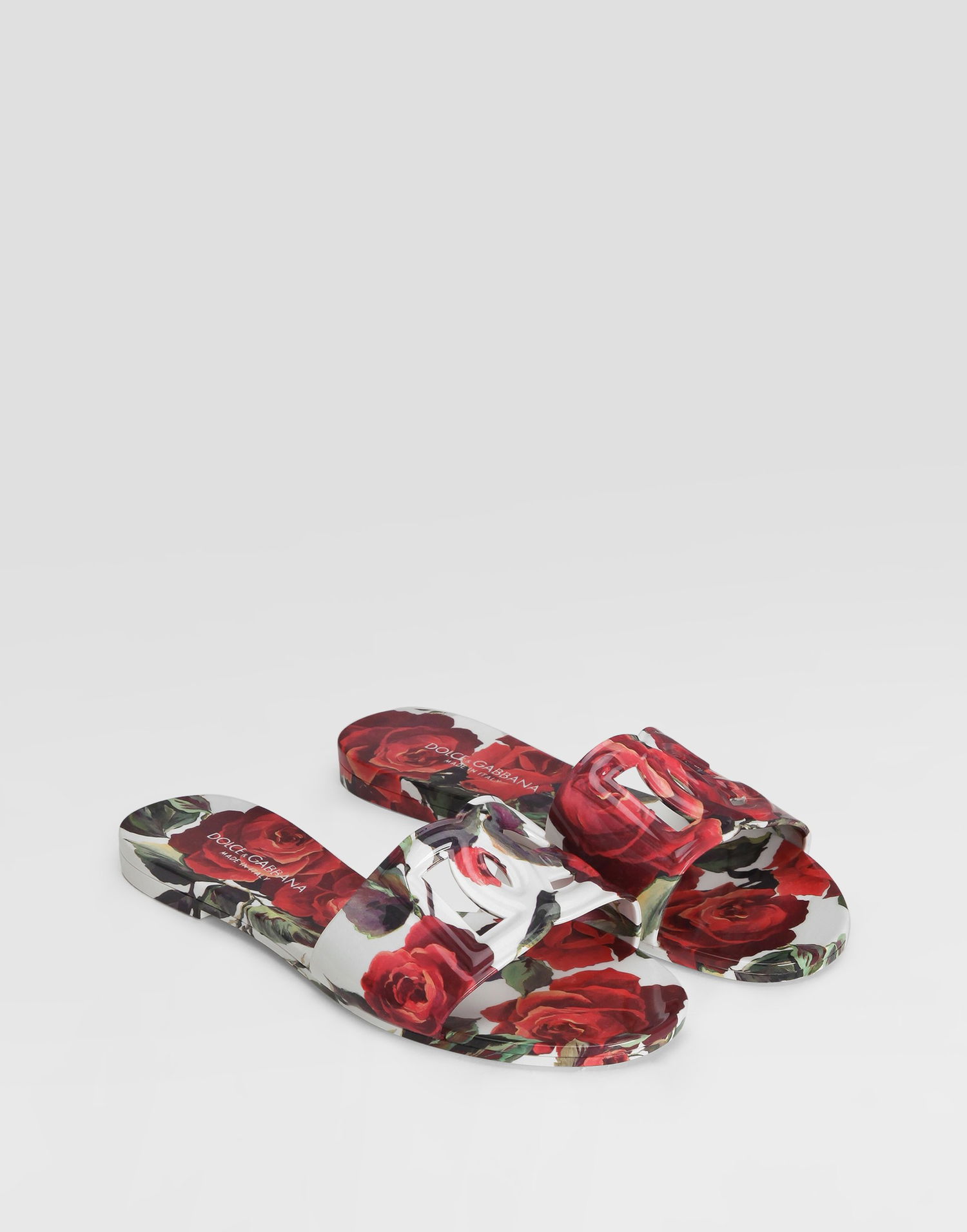 Аксесоари Dolce & Gabbana Dolce & Gabbana Floral Print Rubber Slides Многоцветен | CW2215A6L05HA5KQ, 1