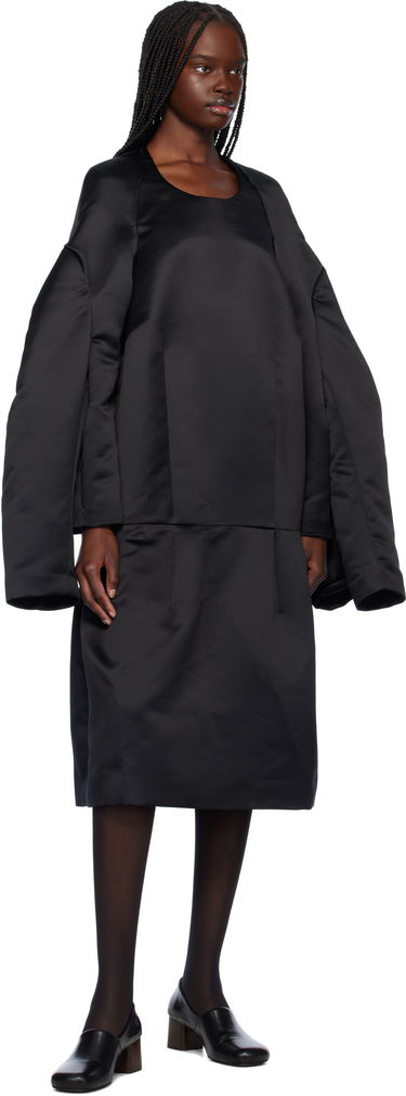Pокля Comme des Garçons Comme des Garçons Satin Midi Dress Черно | GO-O001-051-1, 3
