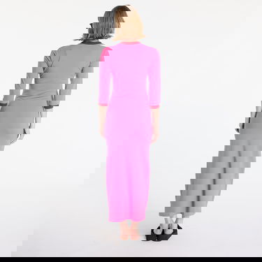 Pокля adidas Performance Adicolor Classics 3-Stripes Maxi Dress Розово | JY2941, 2