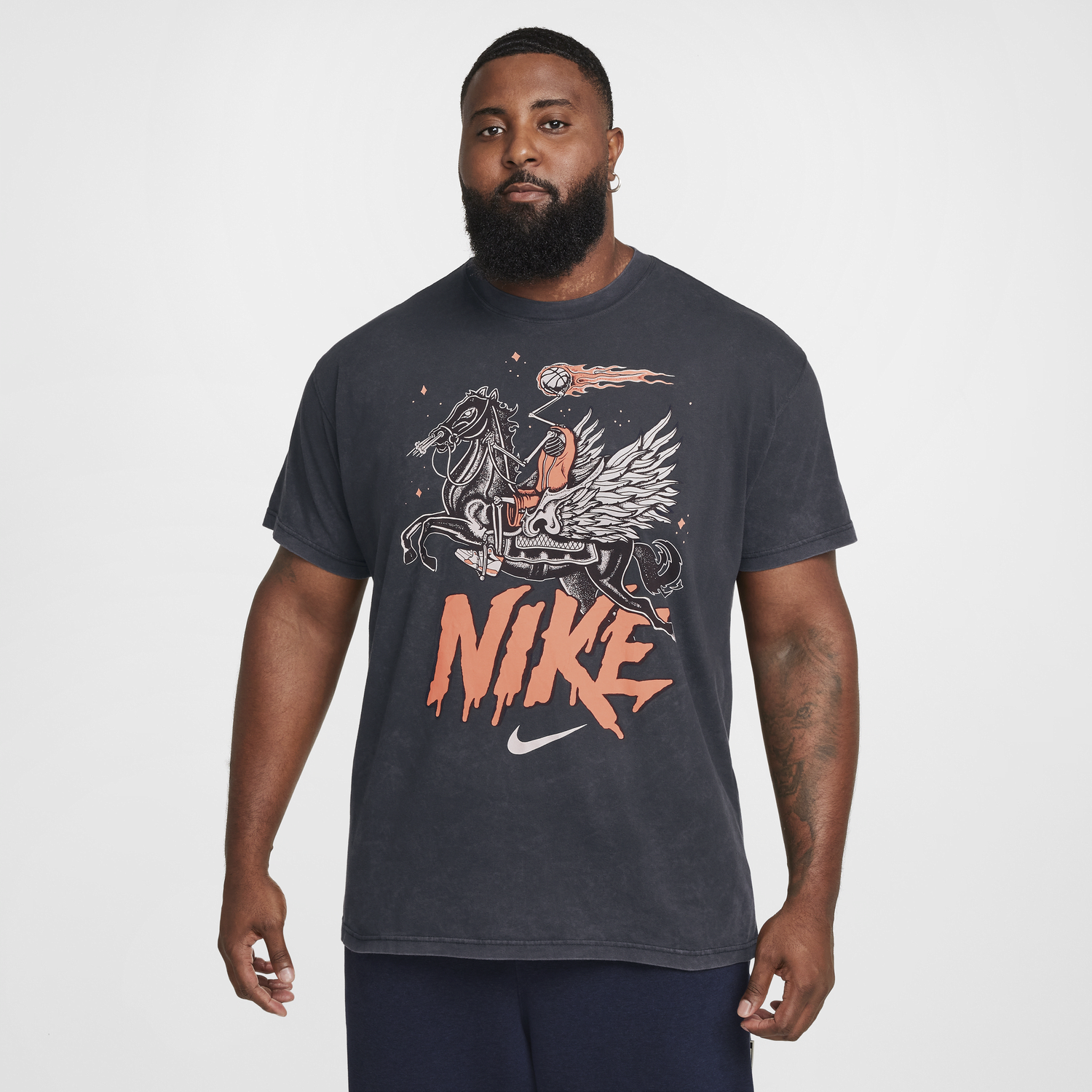 Тениска Nike Max90 Basketball T-shirt Черно | HF6199-010, 0