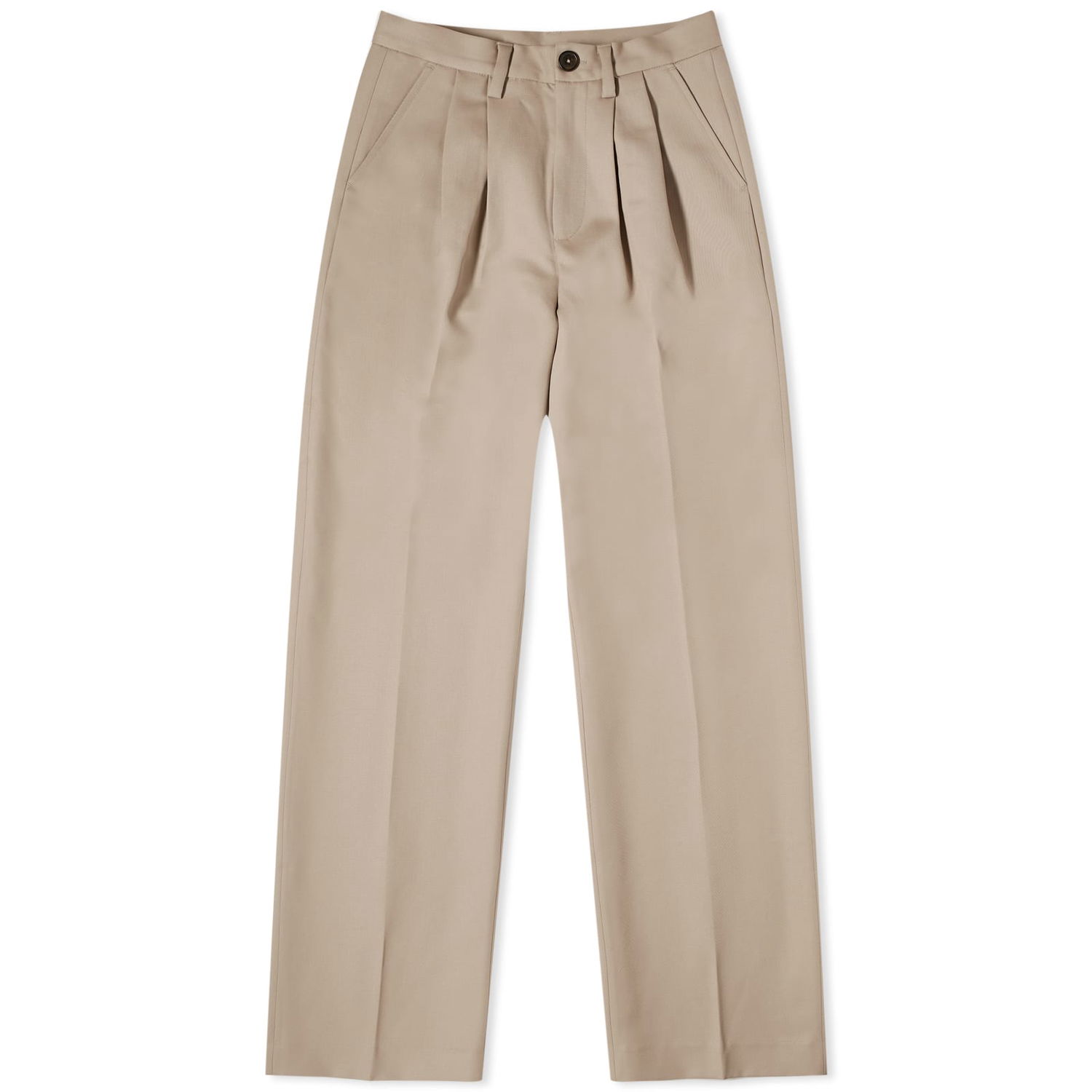 Панталони Anine Bing Carrie Relaxed Fit Trousers Бежово | A-03-3269-230, 1