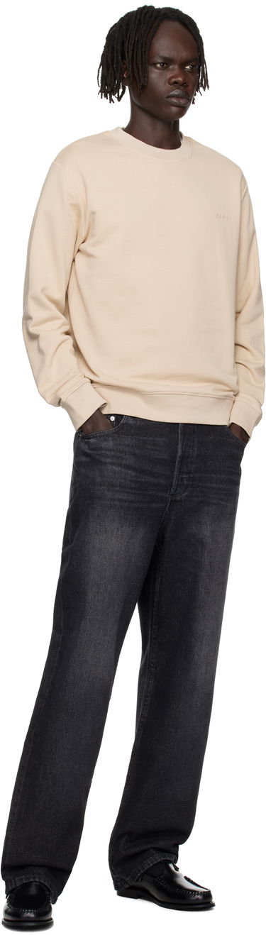 Суитчър A.P.C. Standard Embroidered Logo Sweatshirt Черно | COHBY-M27919, 3