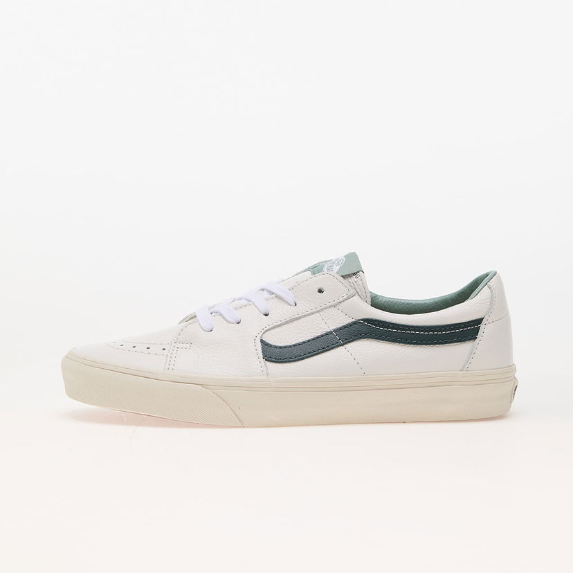 Скеитбординг Vans Sk8-Low Premium Leather Green, Low-top sneakers Бежово | VN000BVX2LN1