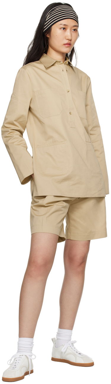 Риза TOTEME Long Sleeve Utility Top Бежово | 233-5060-264, 3