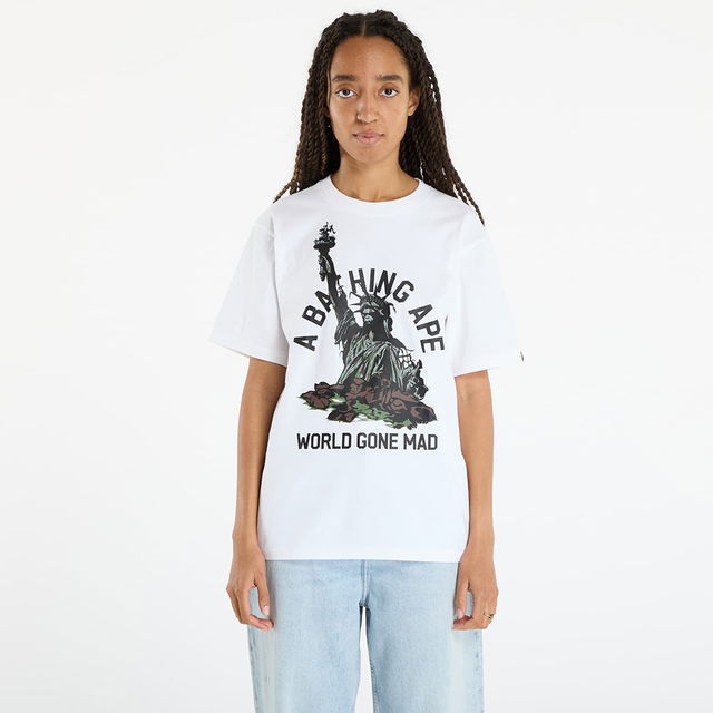 Statue Of Liberty World Gone Mad Graphic T-Shirt