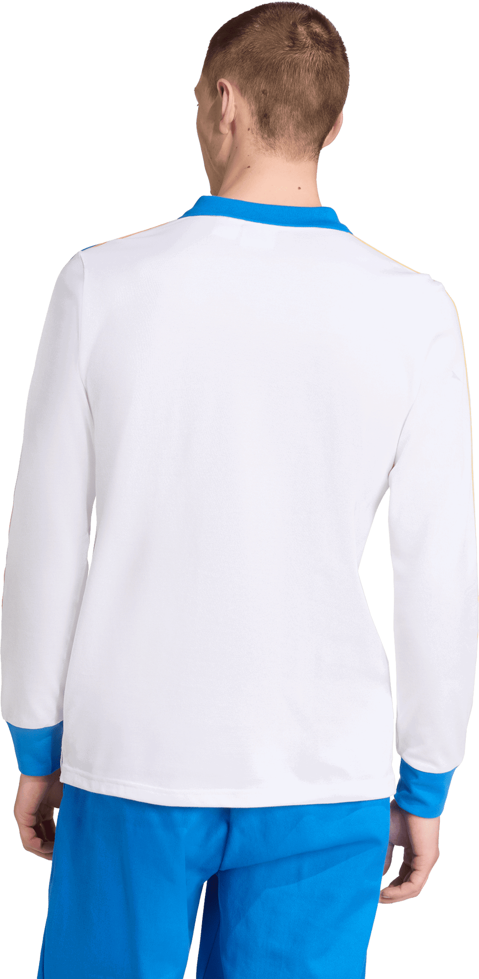 Поло тениска adidas Originals adidas Originals Real Madrid Icon Long Sleeve Polo Shirt Бяло | jn3065, 1