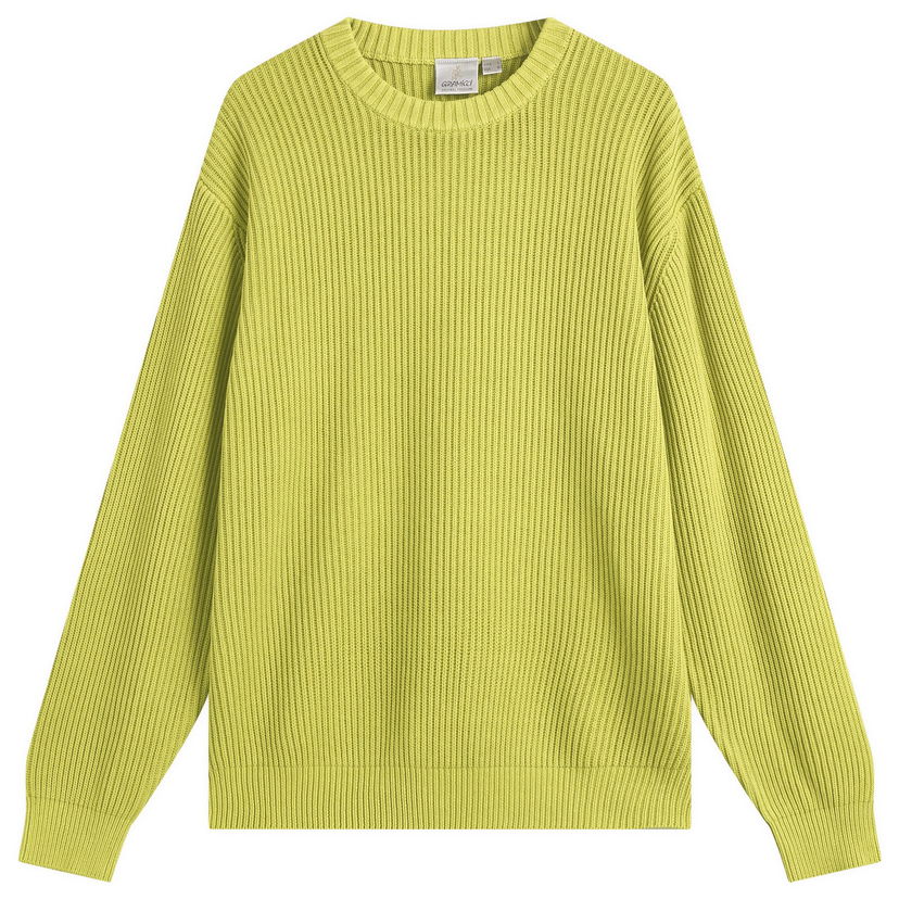Пуловер GRAMICCI Cotton Knit Sweater Зелено | G5FU-J023-MIG