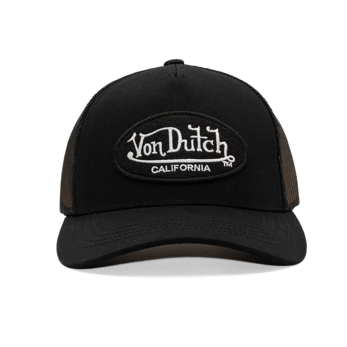 Шапка с козирка Von Dutch Von Dutch Trucker Cali Brushed Patch Hat Черно | VD/0/CAS1/LOFB/B, 1
