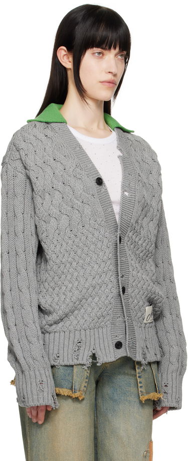 Пуловер Andersson Bell Andersson Bell V-Neck Knit Cardigan Сиво | atb1241m, 4