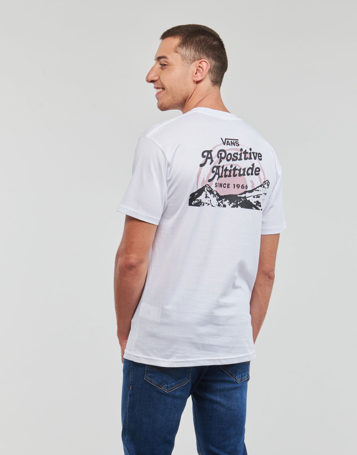 Тениска Vans Positive Altitude T-Shirt Тюркоазено | VN0008RQWHT, 1