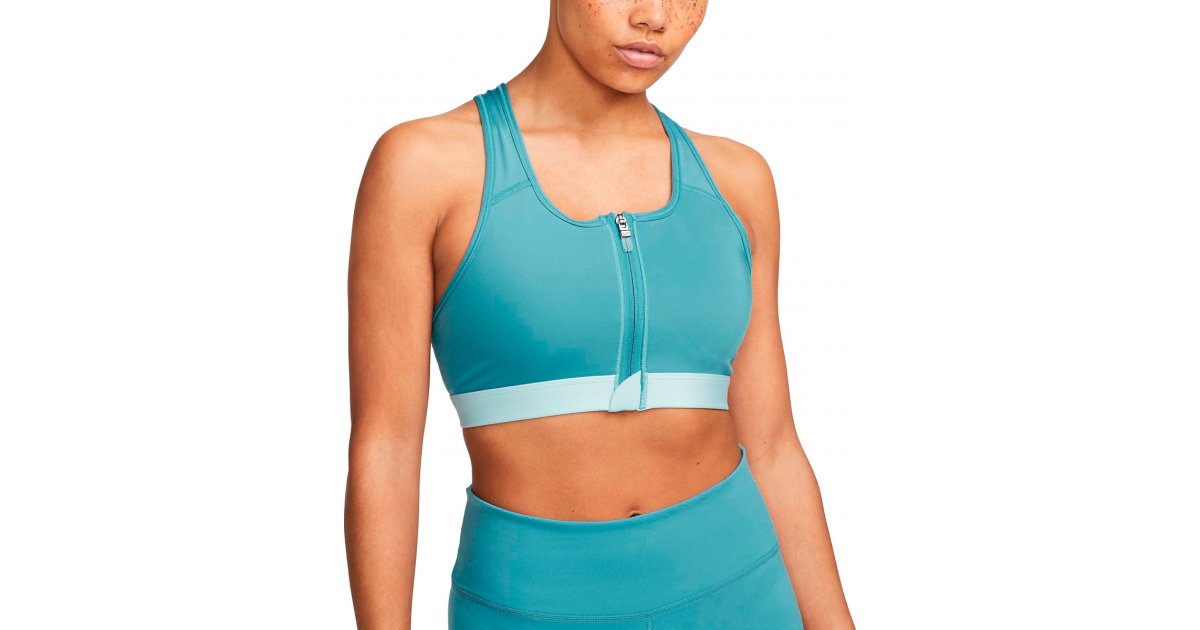 Сутиен Nike Dri-FIT Swoosh Bra Тюркоазено | dd1205-440, 1