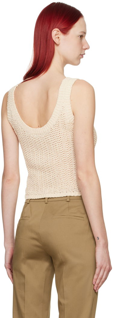 Пуловер Max Mara Max Mara Women's Arrigo Knitted Tank Top Бежово | 2411361032600, 2