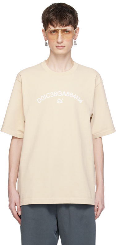 Тениска Dolce & Gabbana Men's Number Logo T-Shirt Черно | G8PN9TG7M3K-N0000, 4