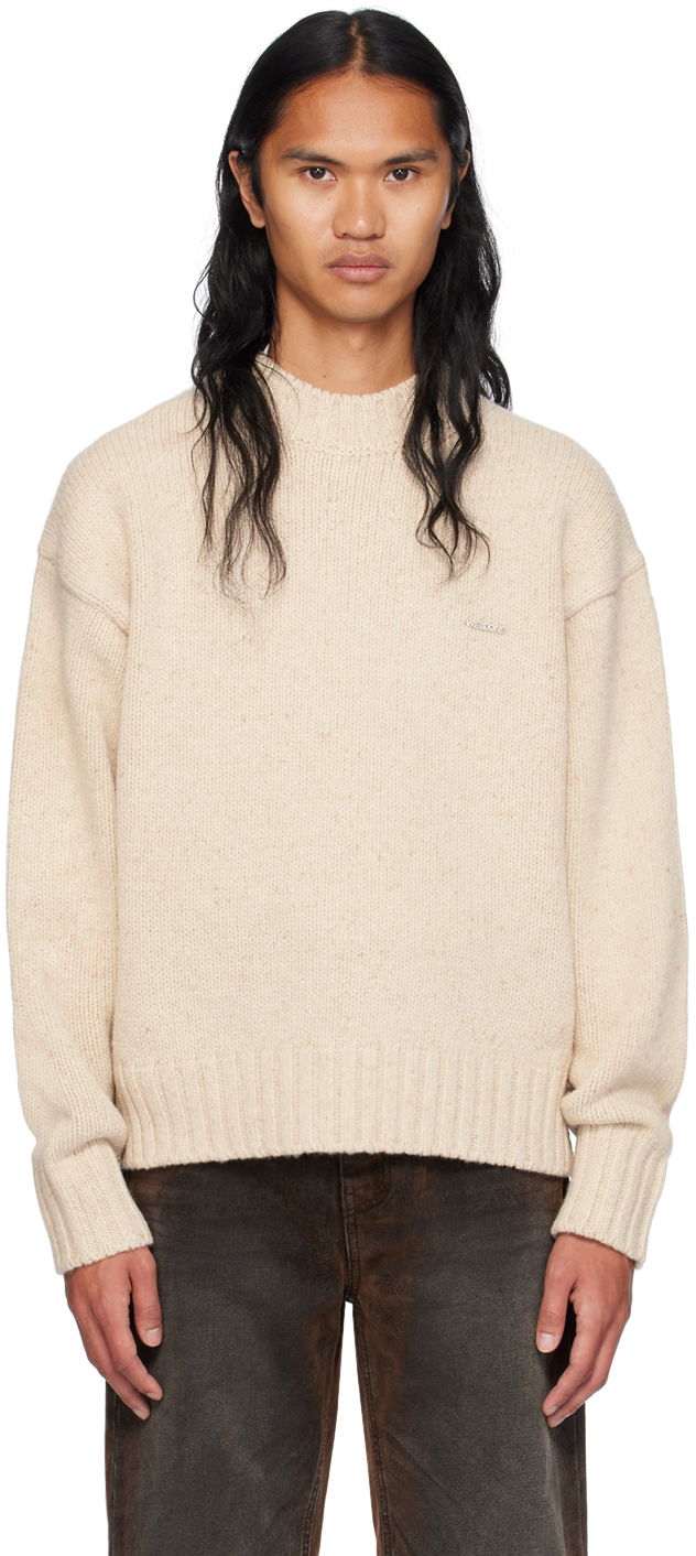 Пуловер We11done We11done Chunky Knit Sweater Бежово | WD-KT2-24-626-U-BG, 0