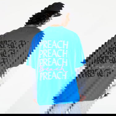 Тениска PREACH Logo Wording T-Shirt GOTS Синьо | 0399005496, 0