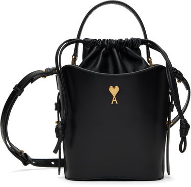 Дамска чанта AMI AMI Paris Mini Bucket Bag Черно | ULL012.AL0104, 0