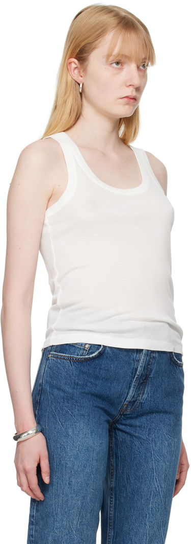 Потник Anine Bing Off-White Brine Tank Top Бяло | A-08-0419-100, 1