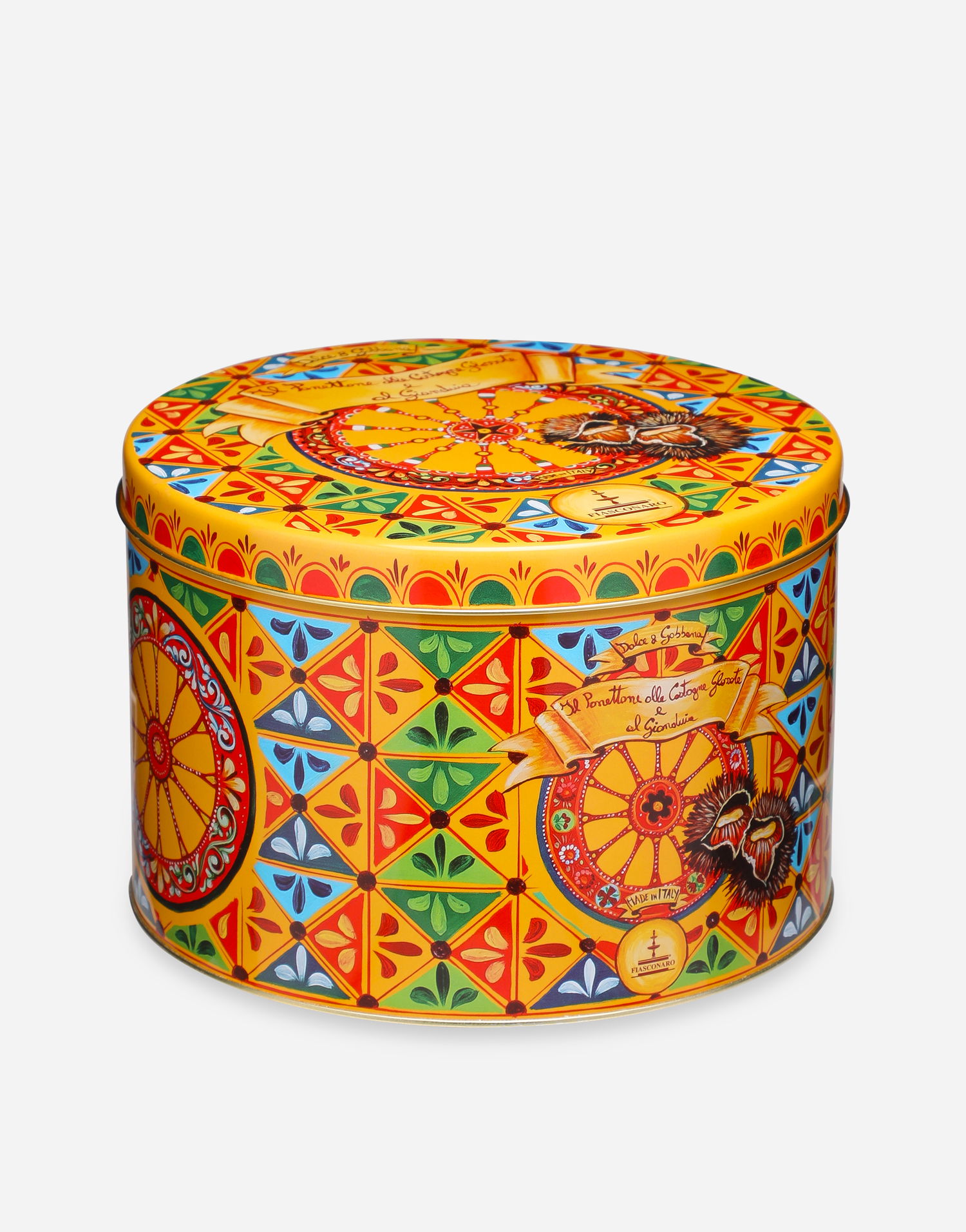 Домашен декор Dolce & Gabbana Panettone With Glazed Chestnuts And Gianduja Многоцветен | PN1000YEL1082000, 1