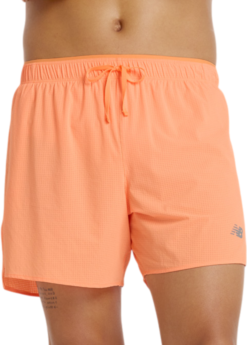 Къси панталони New Balance New Balance RC Ultra Light Split Running Shorts, 5" Оранжево
 | ms51286-hmo