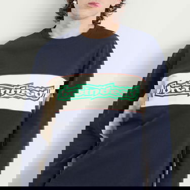 Тениска Brain Dead Heavyweight Panelled Long Sleeve T-Shirt Тъмно синьо | BDF25T010045-NVY, 5