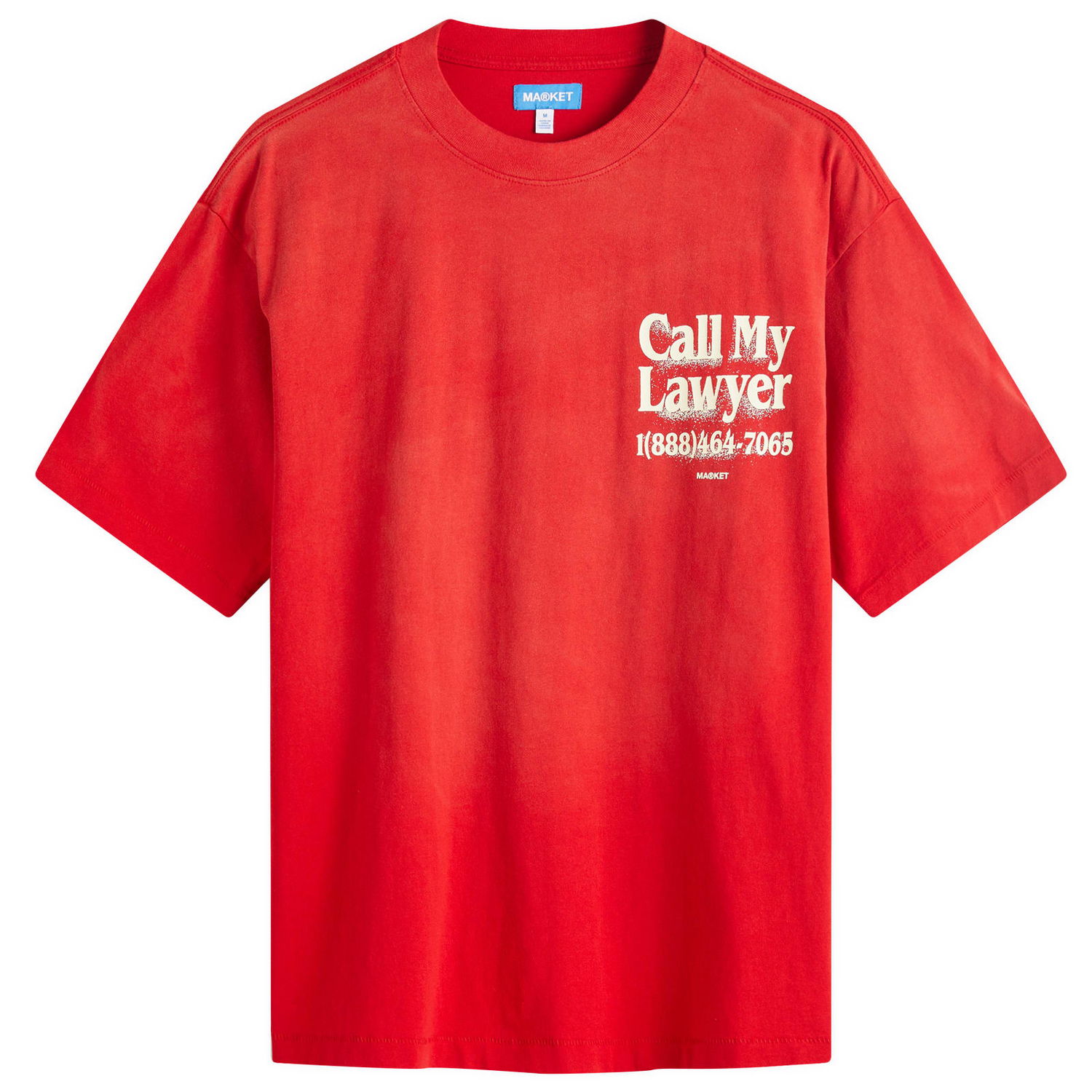 Тениска MARKET Call My Lawyer Graphic T-Shirt, Size Large Червено | 399002164-RED, 0