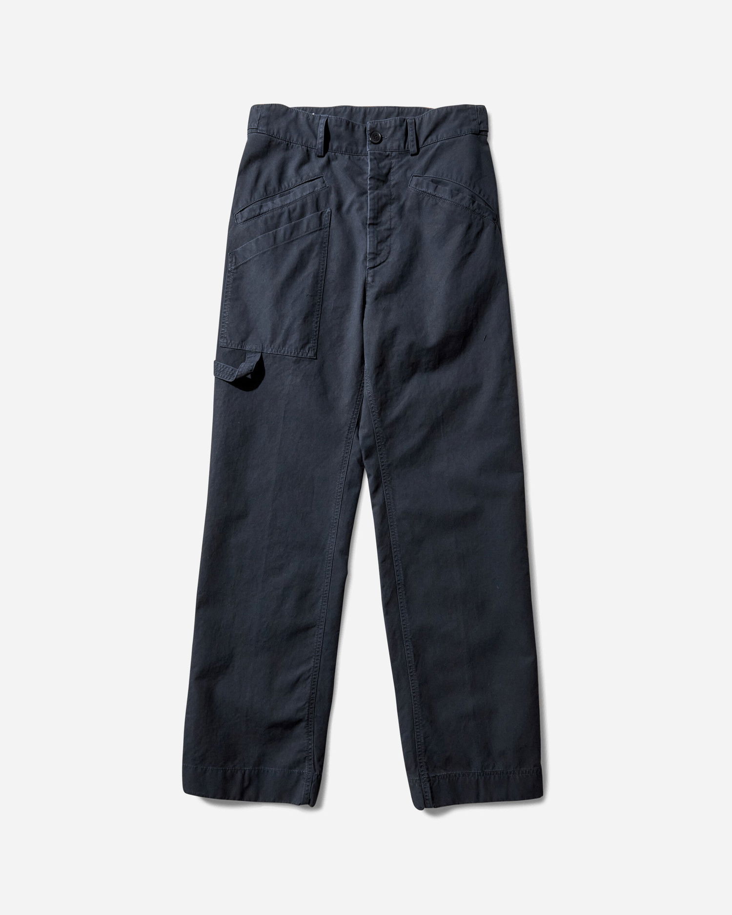 Панталони Dries Van Noten Overdyed Carpenter Pants Тъмно синьо | 252-020986-2101 509, 1